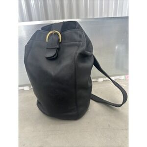 Gorgeous Vintage Coach Sling Bag 4160 - 1990s Black Leather Soho Backpack Purse